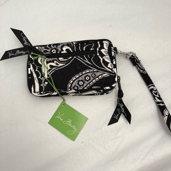Vera Bradley Handbags - Vera Bradley Midnight Paisley phone wristlet